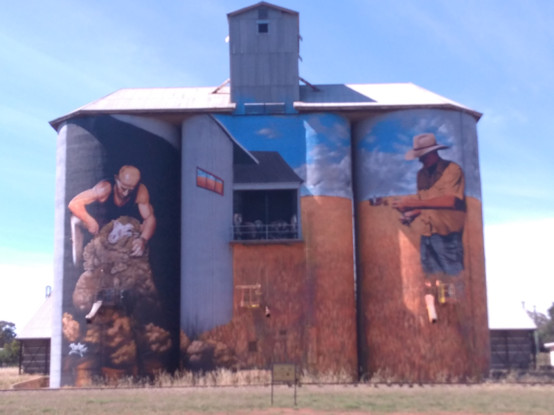 Weethalie wheat silo
